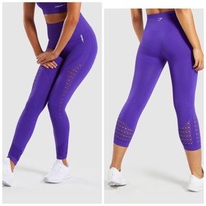 Gymshark purple M energy seamless leggings